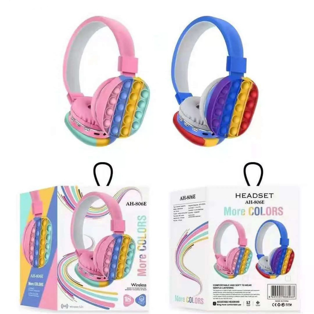 HEADSET BANDO BLUETOOTH POP IT